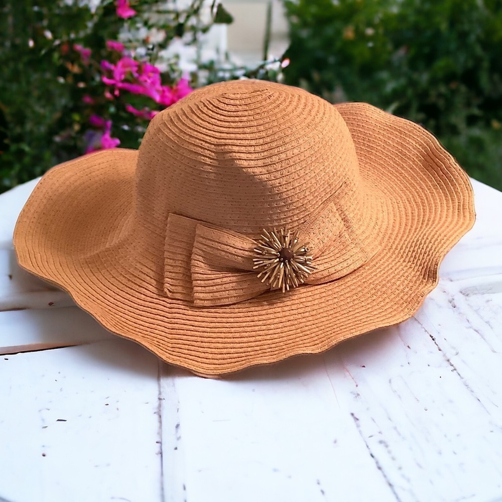 Ladies Straw Sun Beach Hat